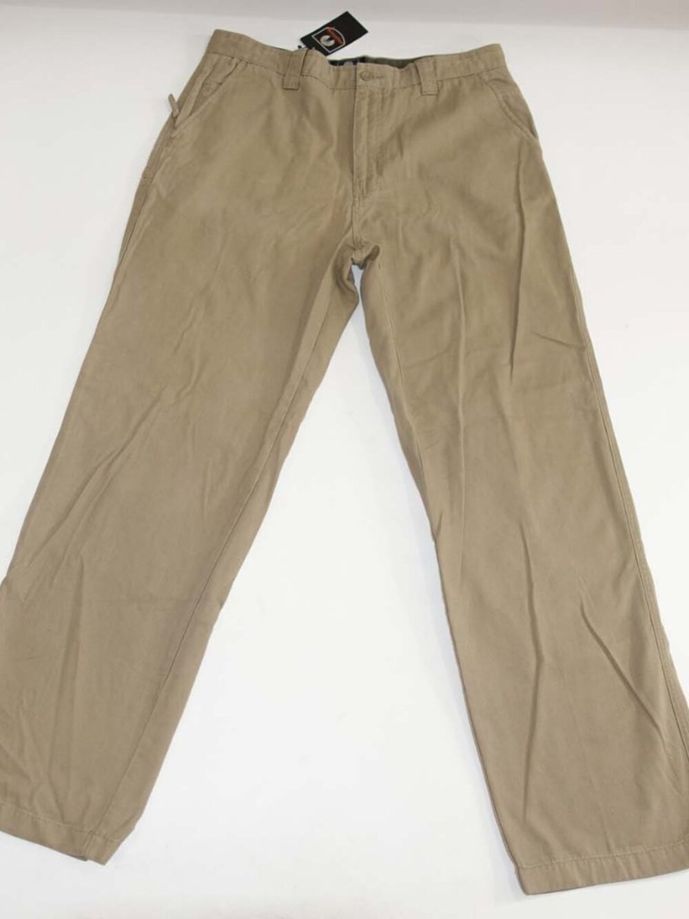 Weatherproof Men's Cargo Pants 36 x 34 NWT Khaki Beige Classic Rise 100% Cotton
